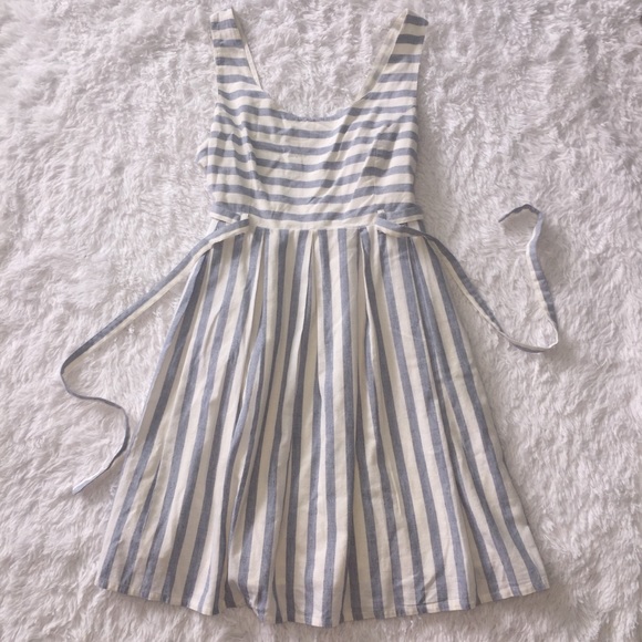Fat Face Dresses & Skirts - Fat Face Striped Belted Dress